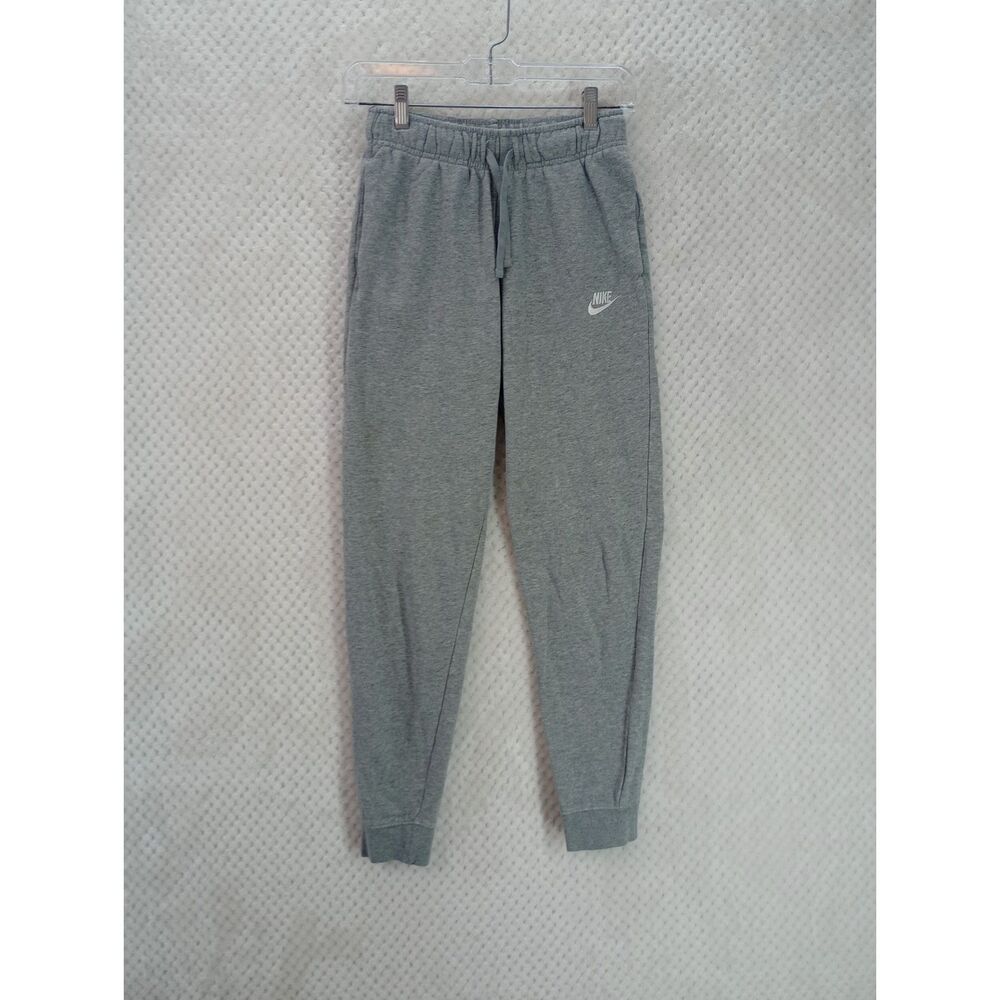 Nike Sportswear Club Fleece Mid-Rise Gray Joggers Women's XS